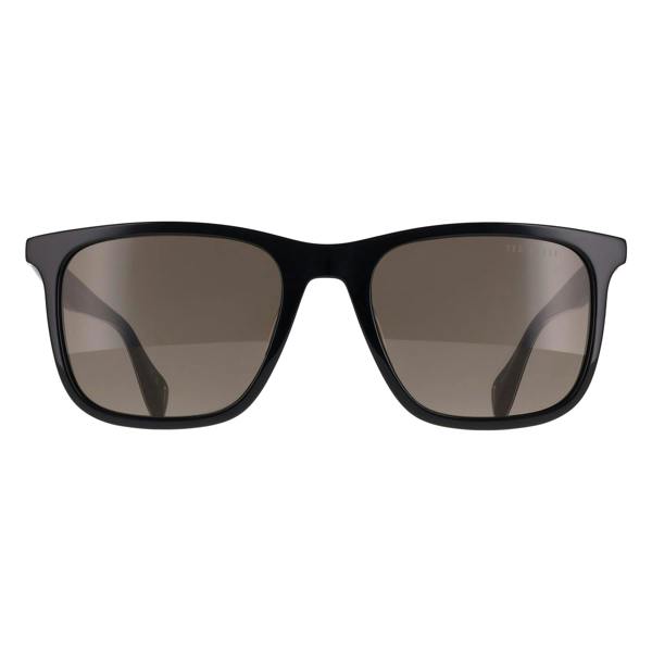 Ted Baker Sunglasses TB1724 Jacobe 001 Gloss Solid Black Green