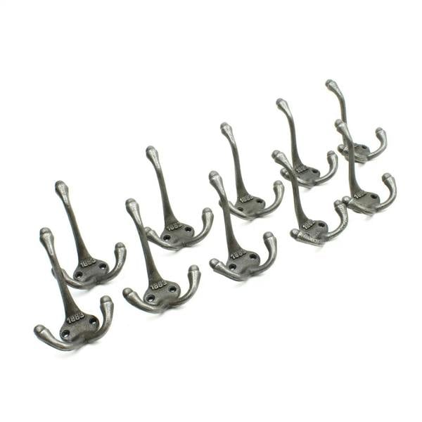 Antique Cast Iron 1883 Triple Coat Hook