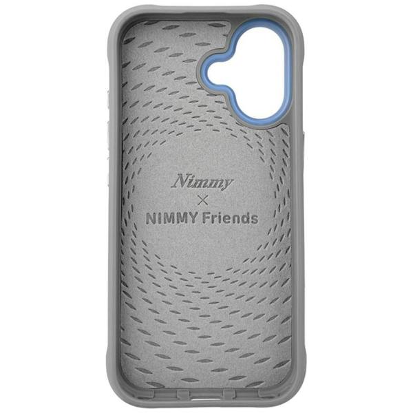Nimmy Friends Nimmy Big Eye Cute Pet Yorkie Dog Case with MagSafe for iPhone 17 6.3" Grey Blue - N-XDY-IP17-027