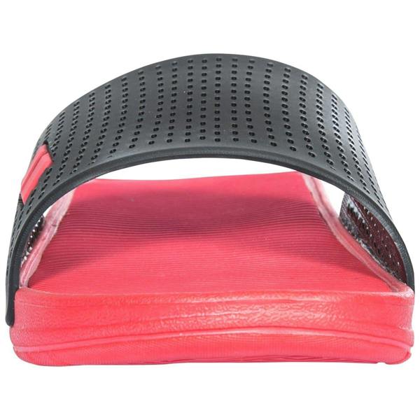 Trespass Mens Cusp Perforated Flatform Sliders - Black - 