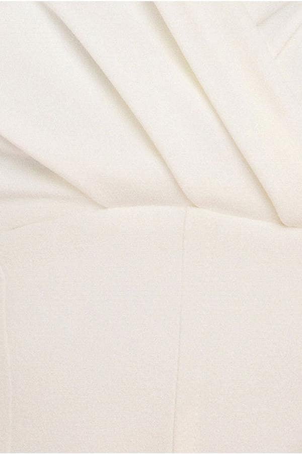 Front Pleated Wrap Off The Shoulder Corset T241