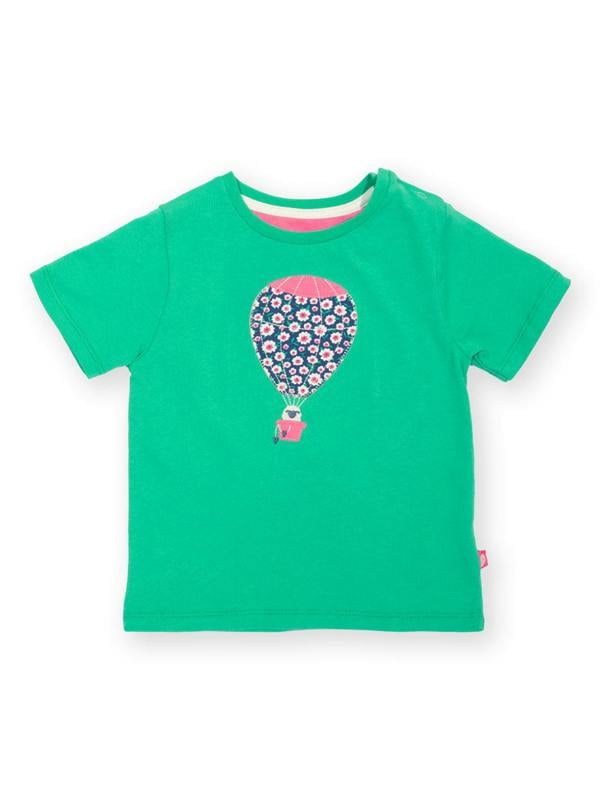 Kite Girls Organic Up And Away T-Shirt