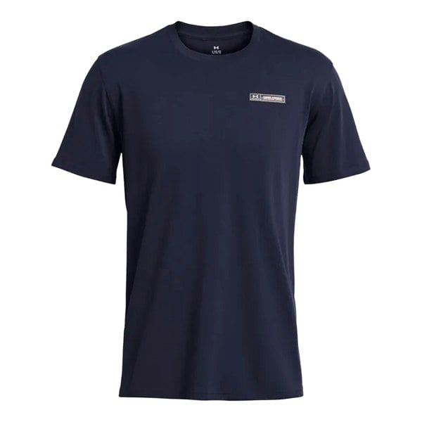 Under Armour Mens Label Heavyweight T-Shirt - Blue