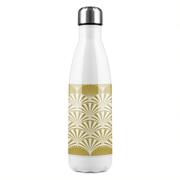 Benjamin Tate Design Golden Star Ornament Stainless Steel Bottle