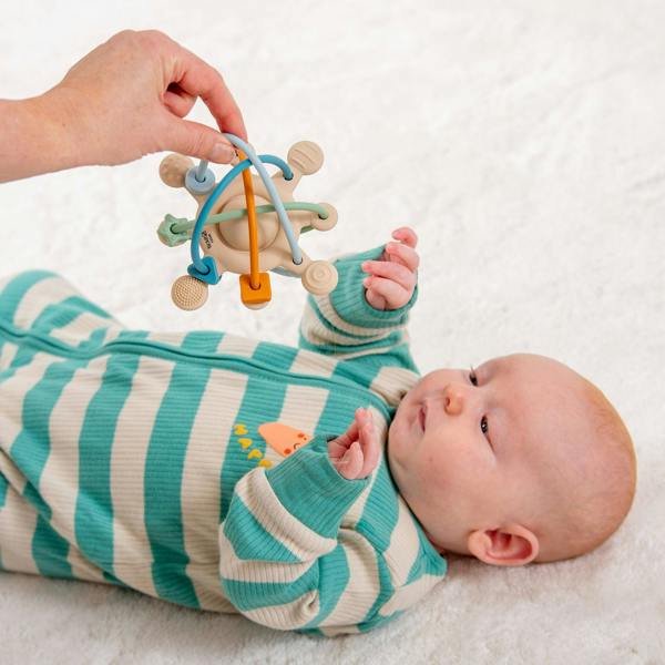 tickit Silisoft Fidget Rattle (Neutral)