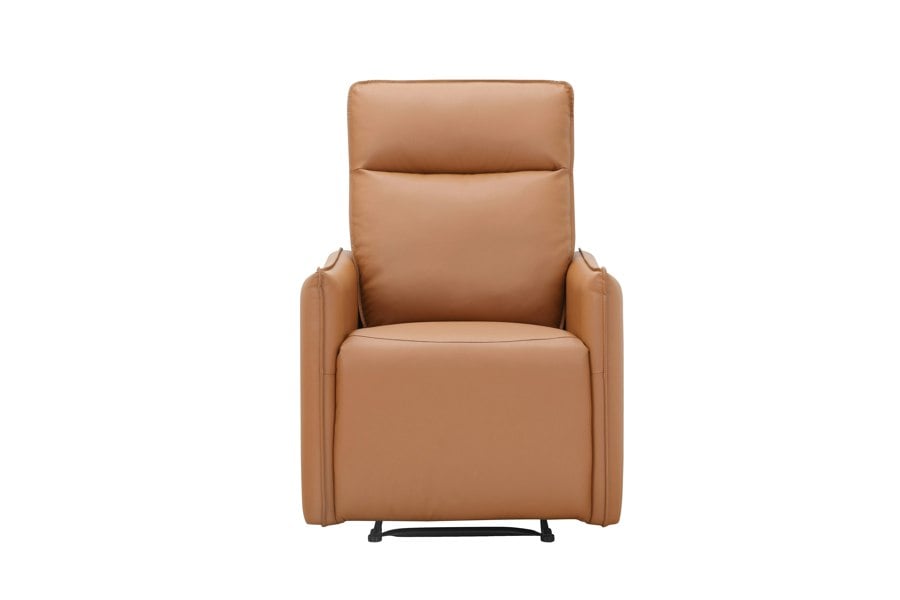 Dorel Home Lugo Manual Recliner Sofa (Cognac PU)