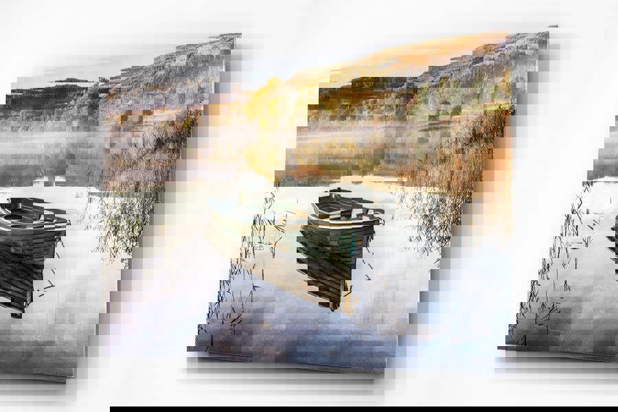 fine art rowing boat print