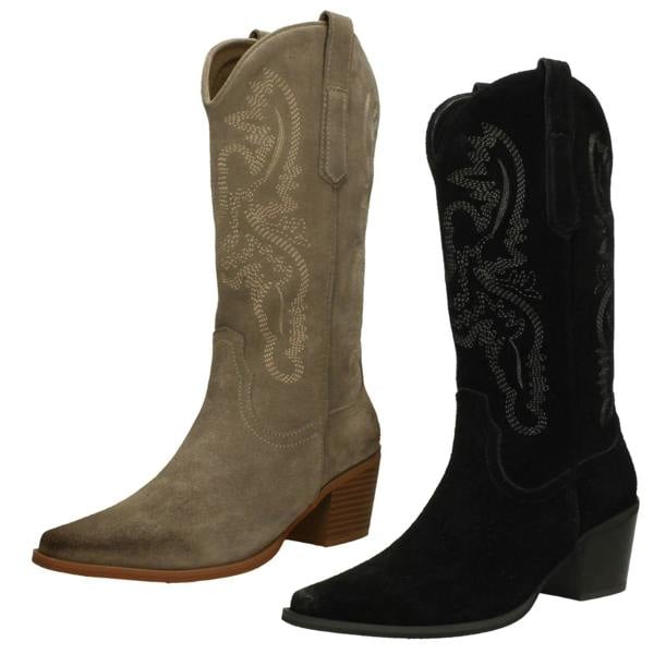 Spot On Ladies Spot On Cuban Heel Cowboy Boots  F51249