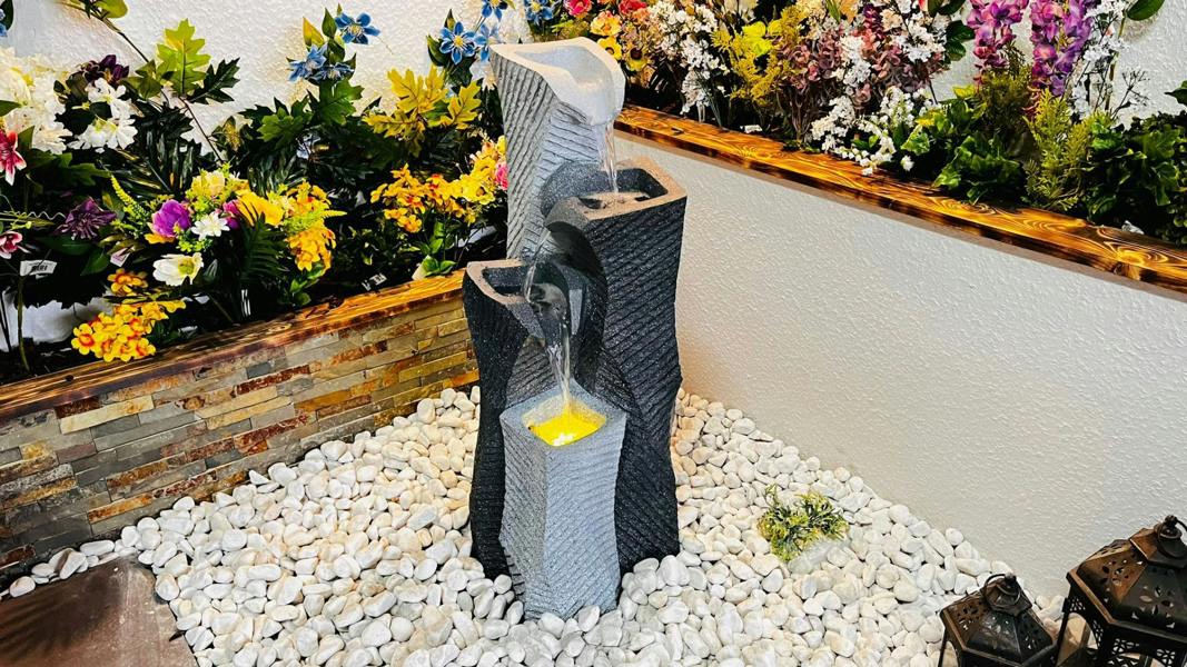 Tranquillity Water Features Monchrome Elegance Contemporary Water Feature