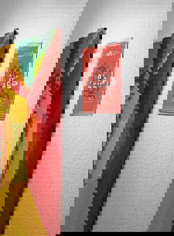 Durable DURAFRAME Wallpaper Self Adhesive Magnetic Signage Frame | A4 Silver