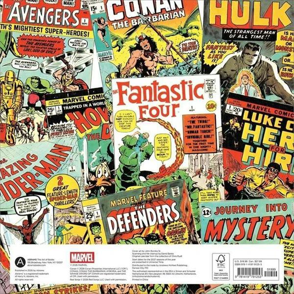 Marvel Comics Memory Album Calendar 2027 (A Reissue of the 1977 Classic)