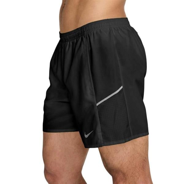 Nike Mens Challenger Reflective Running Shorts - Black - 