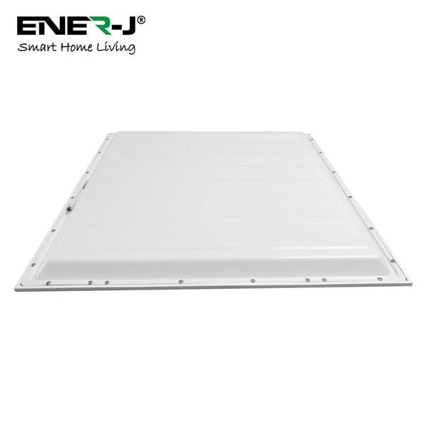 ENER-J Backlit LED Panel 40W, 60x60cms, TPA Diffuser, Premium Range, Surface Mounting Frames, 4000 Lumens 4000K | Pack of 6