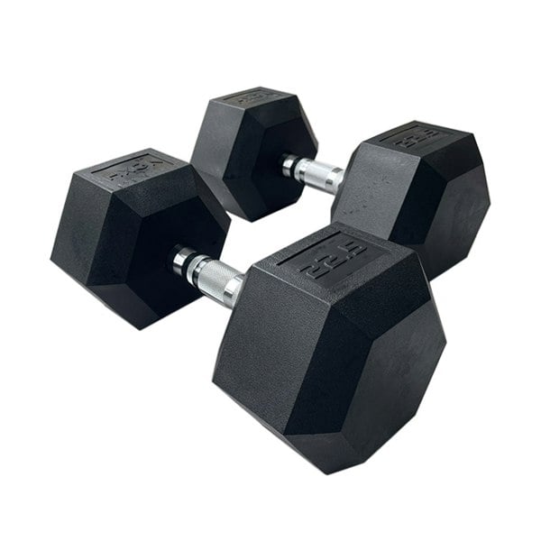 HXGN Pro Hex Dumbbells 2 x 22.5kg