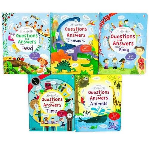 Lift the Flap - Questions And Answers 5 Books Collection Set