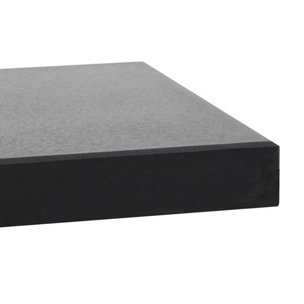 Berkfield Parasol Base Granite 20 kg Square Black