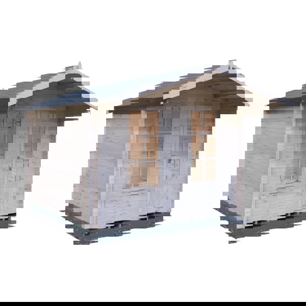 Shire Crinan Log Cabin 19mm interlock  Cladding - Best Shed