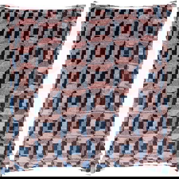 Paoletti Empire Cushion Cover - Blush Pink/Navy