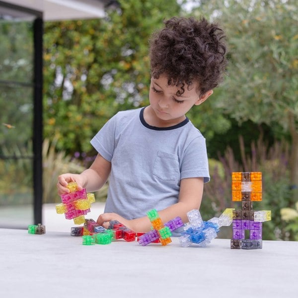 tickit Translucent Colour Linking Cubes