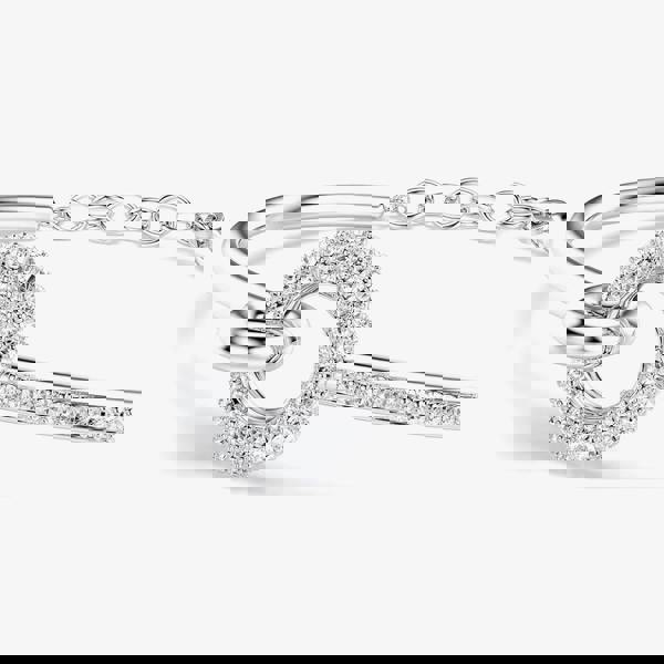 Swarovski Dextera Rhodium Plated Crystal Set Bracelet 5743569