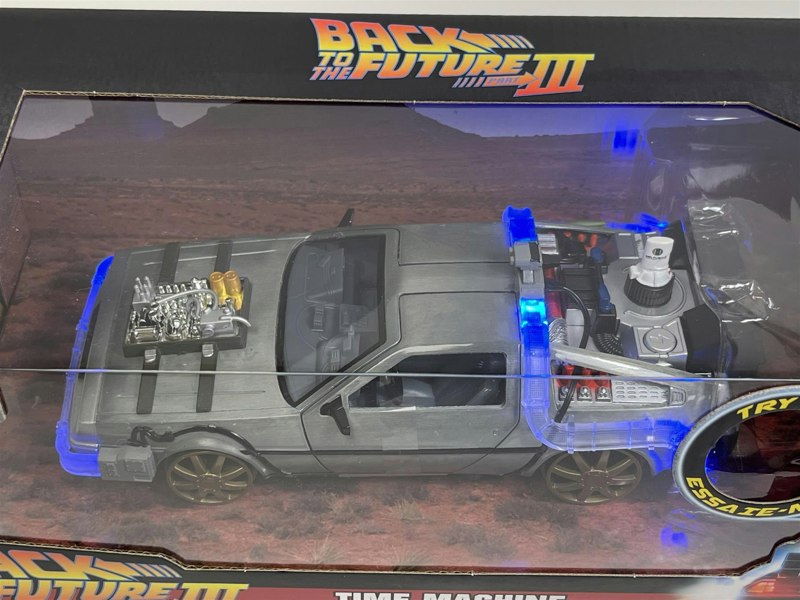 Jada Back To The Future III Rails Delorean Time Machine 1:24 Scale Jada 253255073