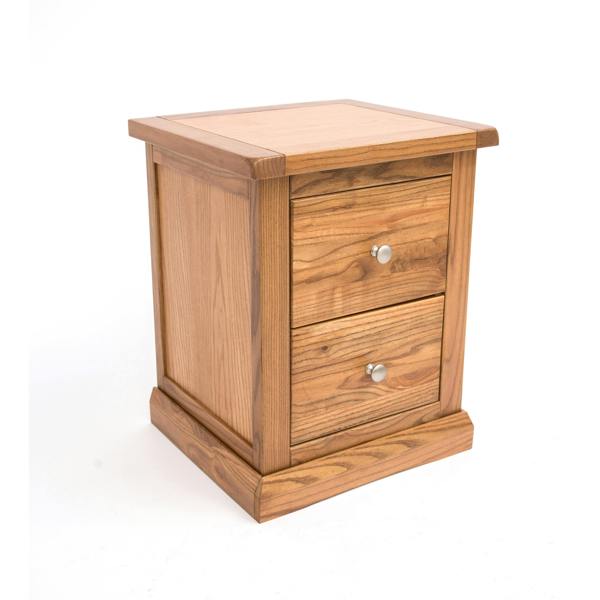 Cabinet Bits Salerno 2 Drawer Bedside Table