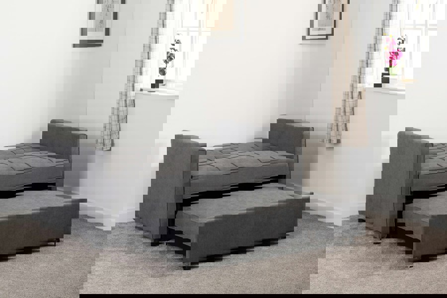 Astoria 2 Seater Fabric Sofa Bed - 5