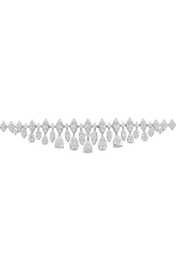 Latelita Duchess Moissanite Tennis Bracelet Silver