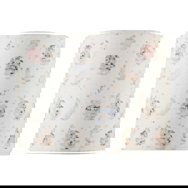 Fun and Cosy Baby Velvet Lamp Shade with Stars Clouds and Animals Image 4