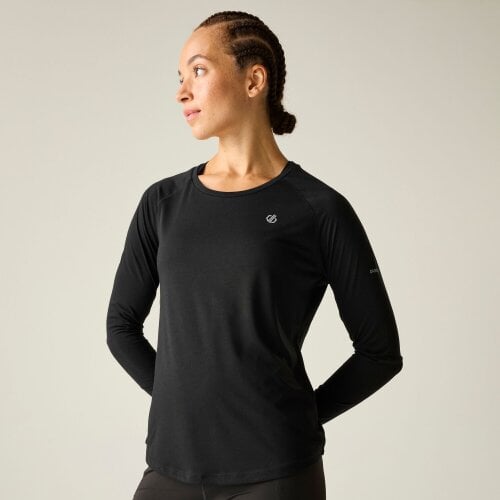 Dare 2B Womens Serenity Long-Sleeved T-Shirt - Black
