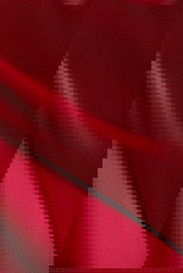 Cowl Neck Back Wing Satin High Low Midi Dress - Berry DR4608