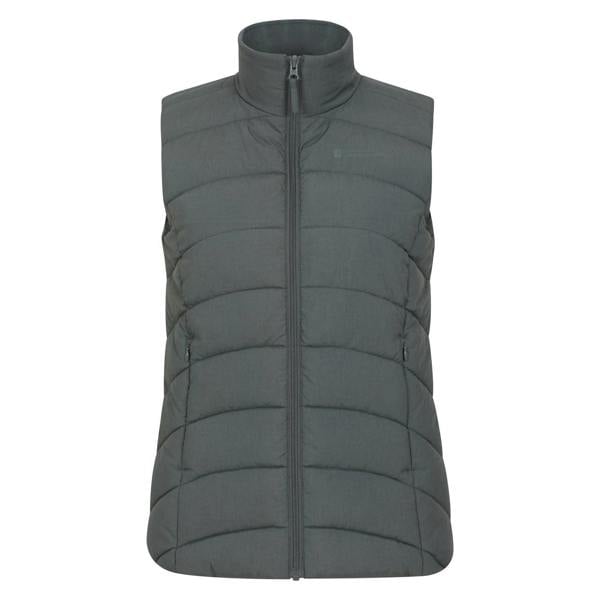 Mountain Warehouse Womens/Ladies Opal Padded Gilet - Dark Khaki - 