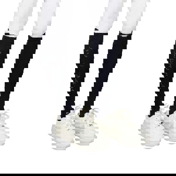 Coldstream Childrens/Kids Next Generation Rochester Diamante Socks - Navy/Silver - 