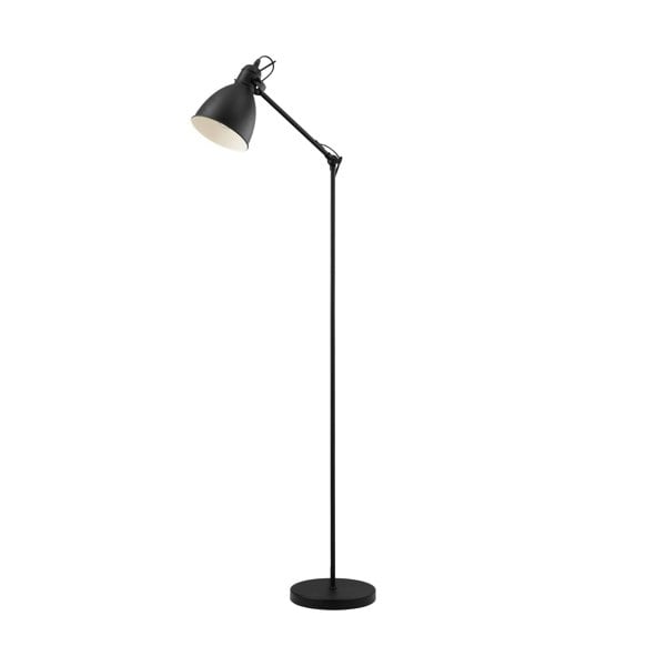 EGLO Priddy Black Steel Adjustable Floor Lamp
