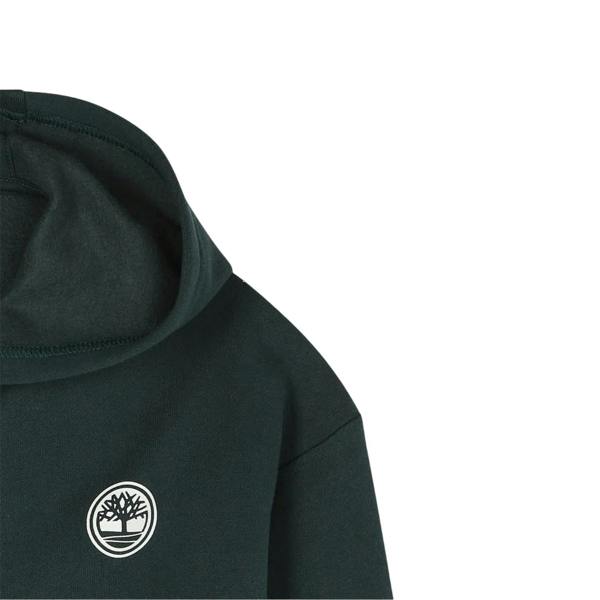 Timberland Boys Fleece Outdoor Full Zip Hoodie - Dark Green - 
