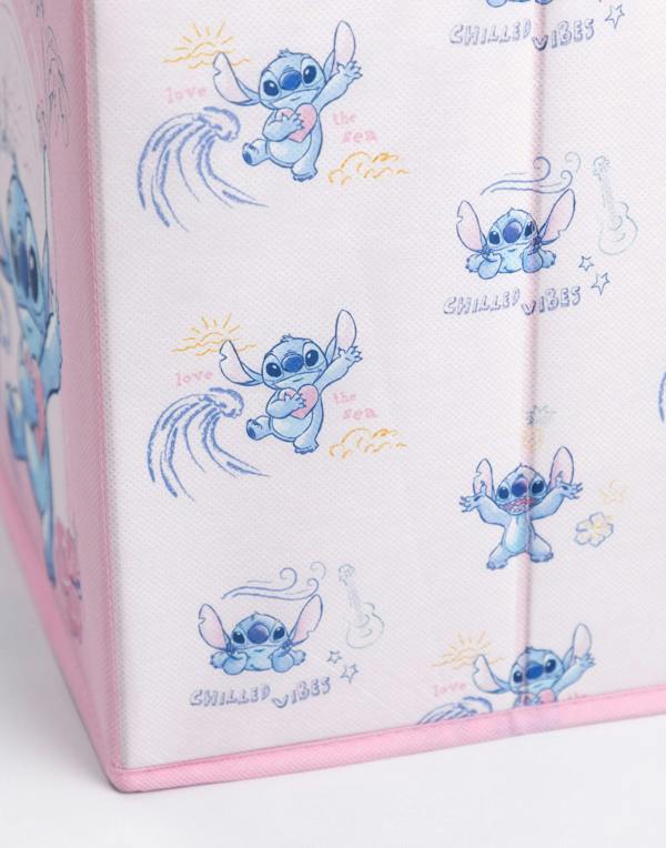 Lilo & Stitch Girls Pink Character Storage Cube Twin Pack (One Size)