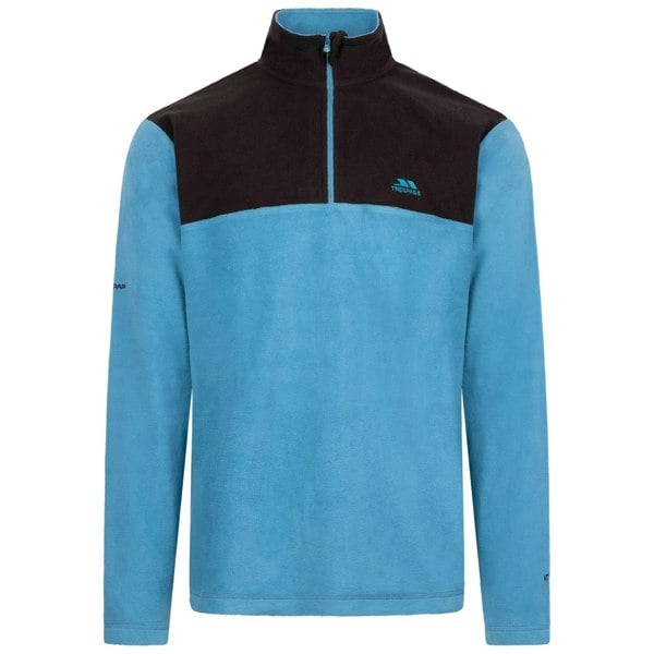 Trespass Mens Curtiston AT100 Fleece Top - Bondi Blue