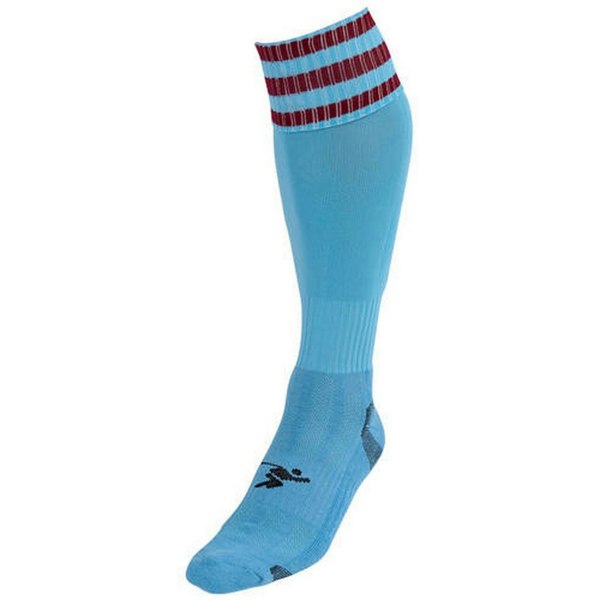 Precision Unisex Adult Pro Football Socks - Sky Blue/Maroon