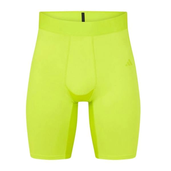 Adidas Mens Techfit Aeroready Cycling Shorts - Solar Yellow - 