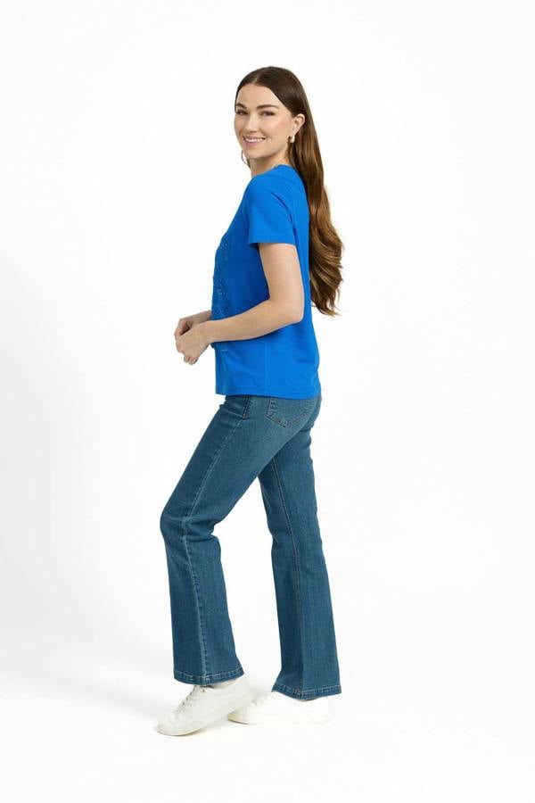 Mudflower Flower Appliqué Top 