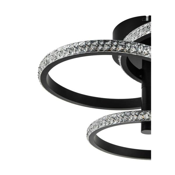 COSYLYTE Cowan 3 Ring Integrated LED Beaded Ceiling Light