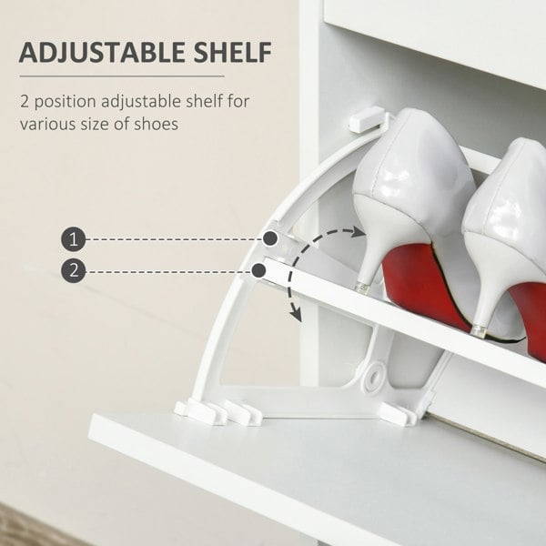 Flip-down Shoe Cabinet