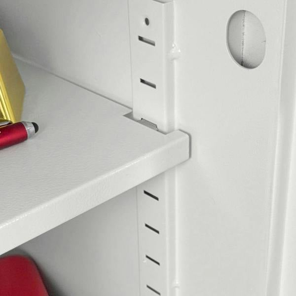 Phoenix Safe Phoenix Fortress SS1452K Security Safe in Scratch-resistant White Paint with Double-Bitted Key Lock