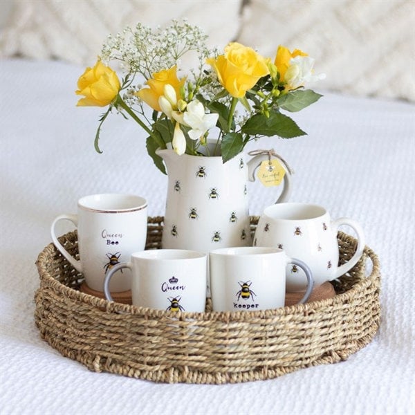 Serano Bee Print Rounded Mug
