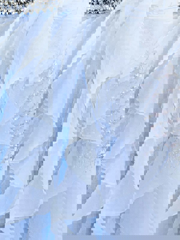 Maison Ava Girls Twyla Occasion Dress in Blue