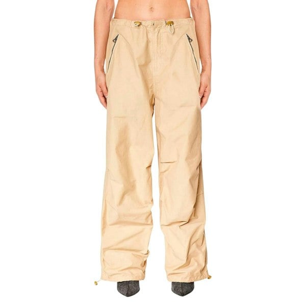 Diesel Women's P-Diamanda Cargo Trousers - Natural
