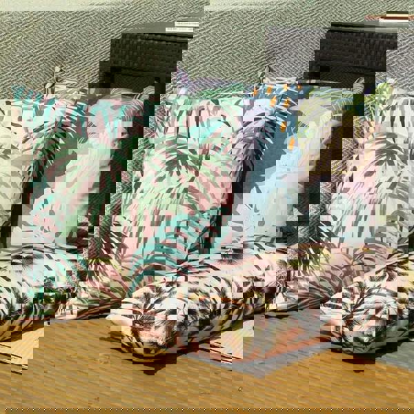 Furn Jungle Outdoor Cushion Cover - Blush/Forest - 