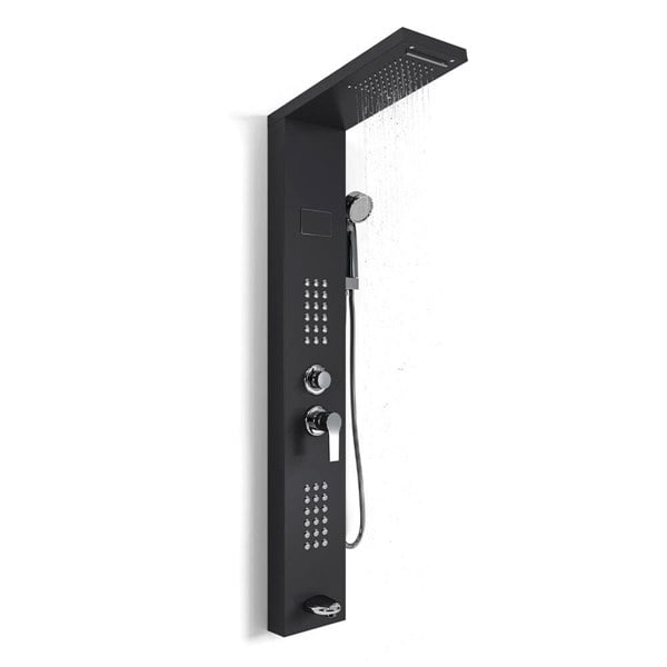 5 Function LED Display Shower Panel Shower System with Hand Shower Head Shower Systems Living and Home