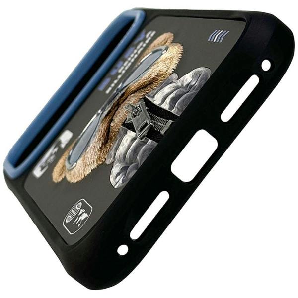 Nimmy Friends Nimmy Cool & Cute 2.0 Little Rich Tycoon Dog Case with MagSafe for iPhone 17 Pro 6.3" Black Blue - N-KMLL-IP17-PRO-01