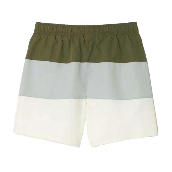 Lacoste Boys Colour Block Relaxed Fit Swim Shorts - Green - 